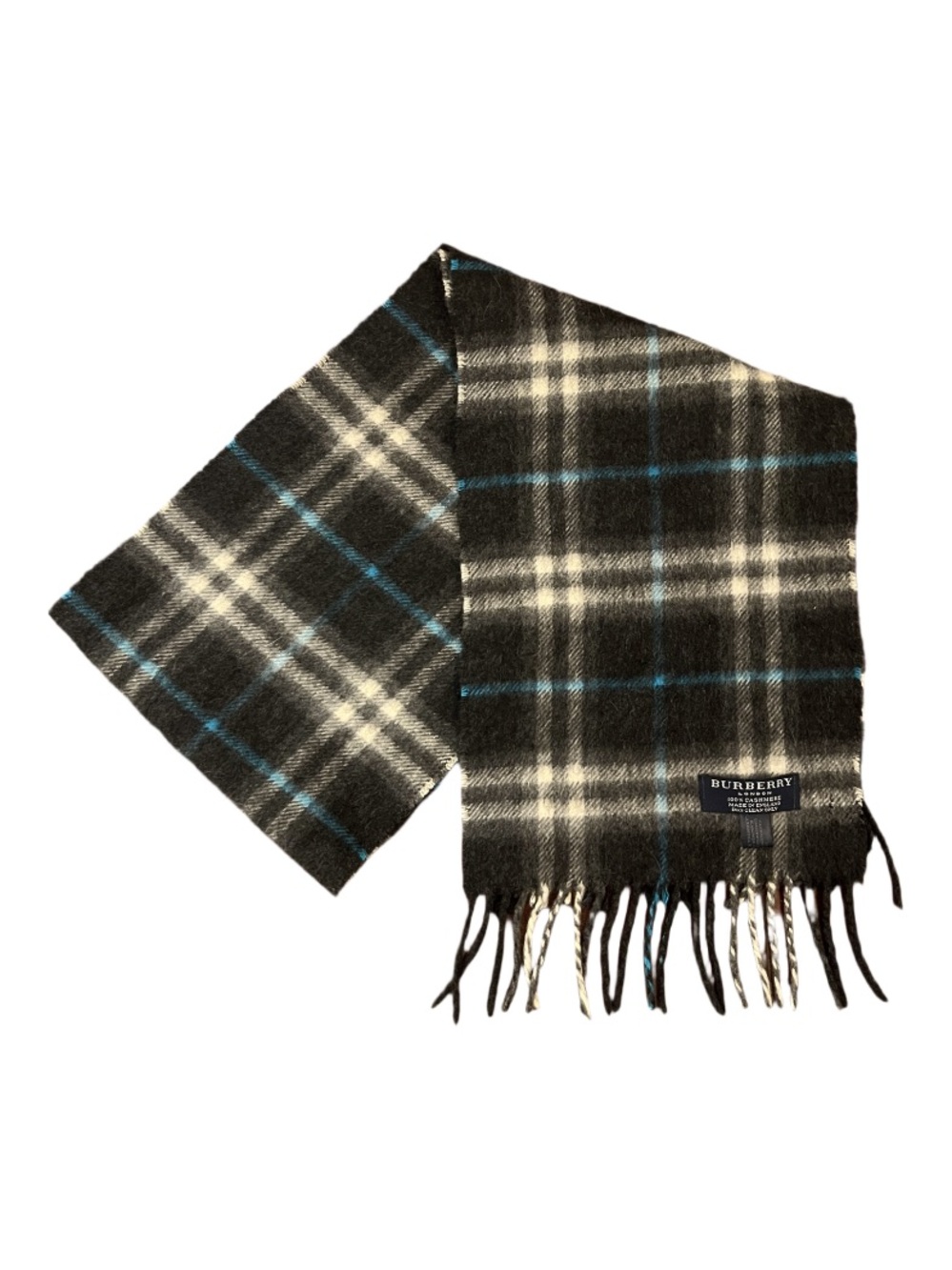 Authentic Burberry Children’s Plaid Cashmere Scarf
